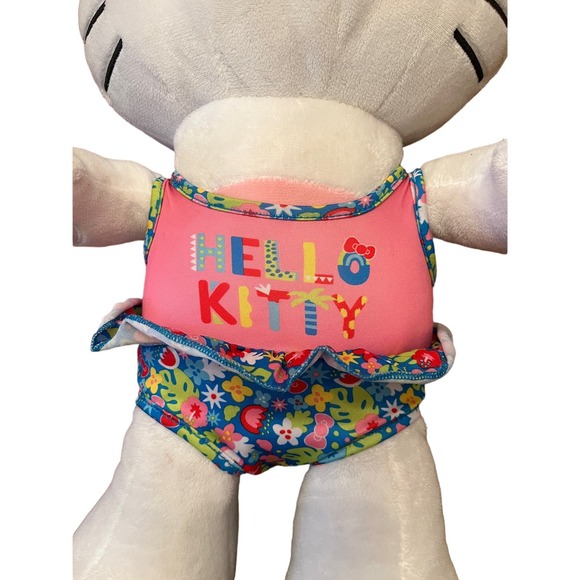 Build a Bear Hello Kitty Sanrio Summertime Plush with Swimsuit and Bow - Picture 10 of 13